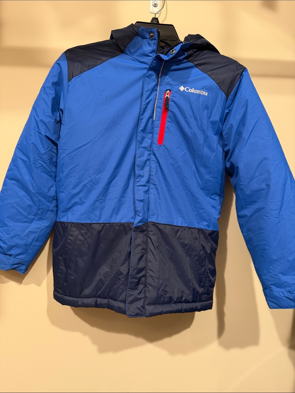 Columbia Boys Ski Jacket M 10/12 blue medium 10-12 snow